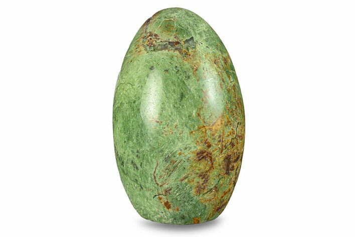 Free-Standing, Polished Green Chrysoprase - Madagascar #293409